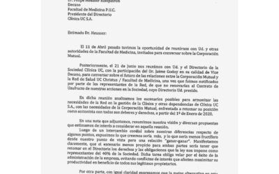 Directorio de la Corporación se reunió con autoridades de la Facultad de Medicina